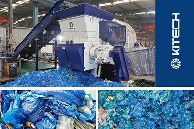 Kitech Machinery AGS1200 Shredder Triumphs na suđenju: 500-600 KG \/ h Efikas...